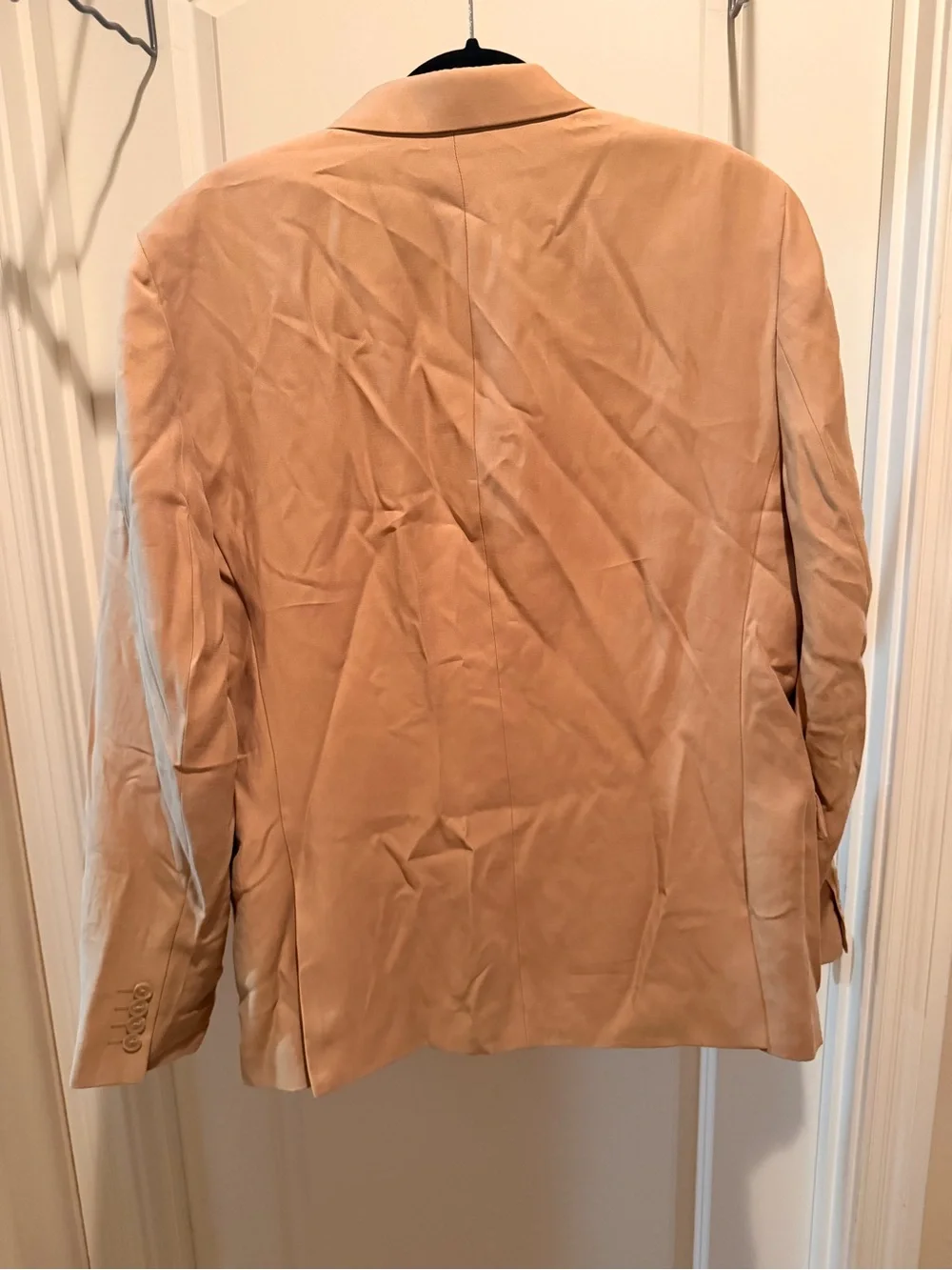 jf j.ferrar Men's Light Tan Single-Button Blazer